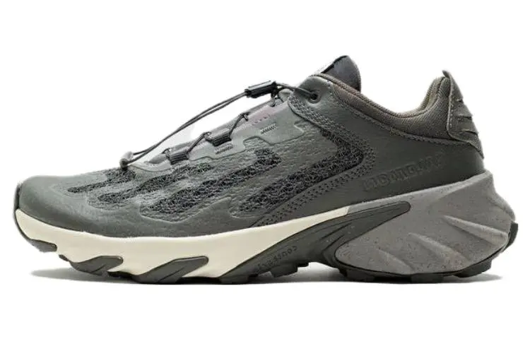 SALOMON Speedverse Comfortable Round Toe Breathable Low top Outdoor Shoes Men's Gray