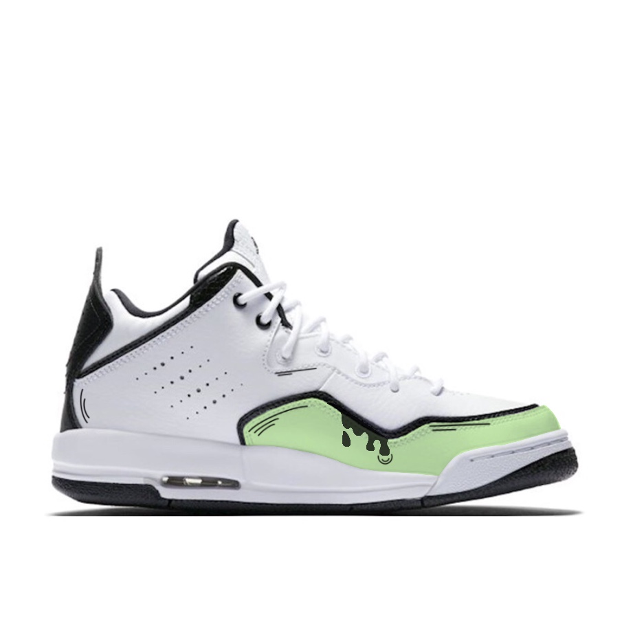 Jordan Courtside 23 Vintage Basketball Shoes Unisex Mid Top Green