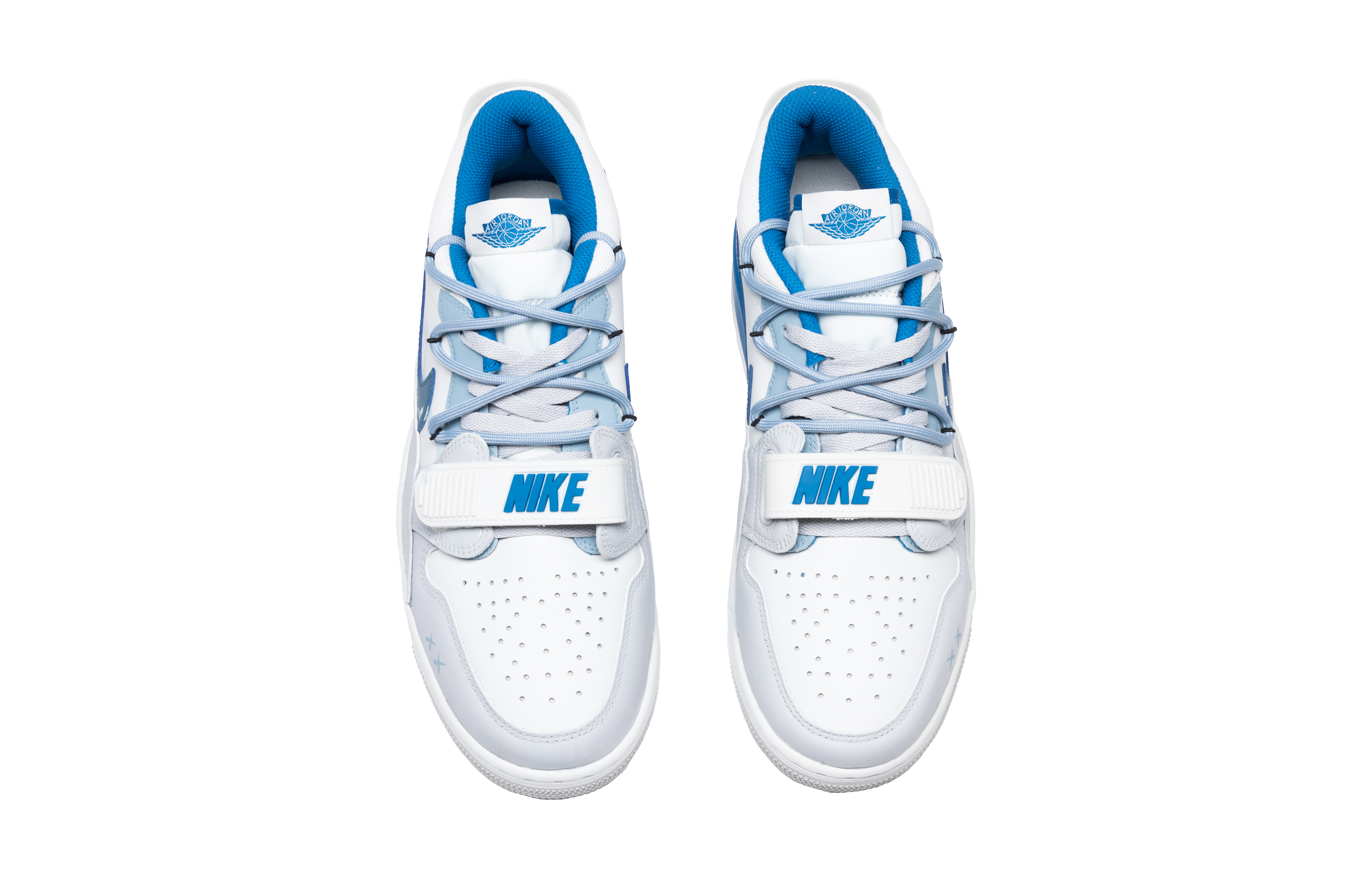 Jordan Legacy 312 Cushioning Slip Resistant Low top Vintage Basketball Shoes Men’s Blue Gray