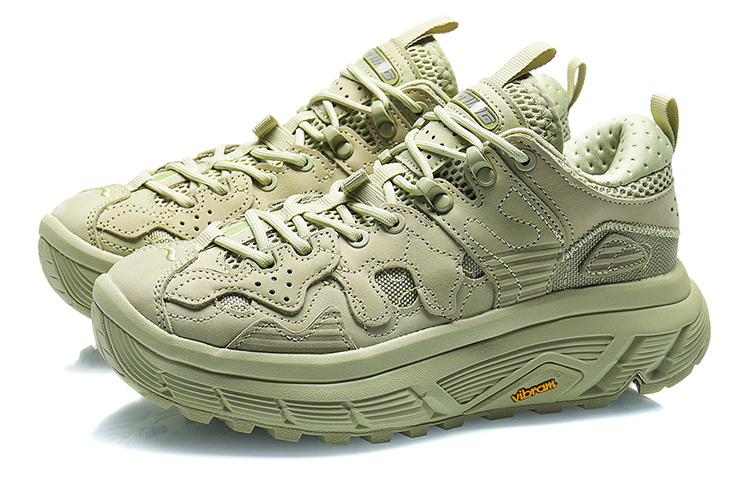 Li Ning Vintage Basketball Shoes Women’s Low Top Earth Gray Green