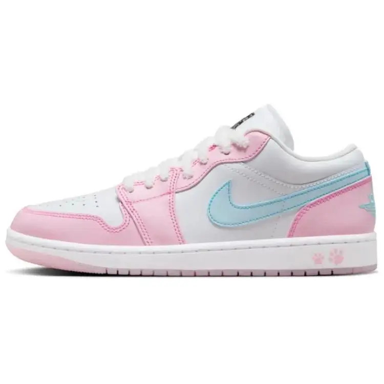 Jordan 1 Low Se Paw Print Pink Foam Women's