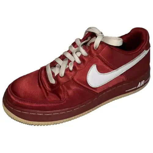 Nike Air Force 1 Slip Resistant Low top Skateboard Shoes Men's Red