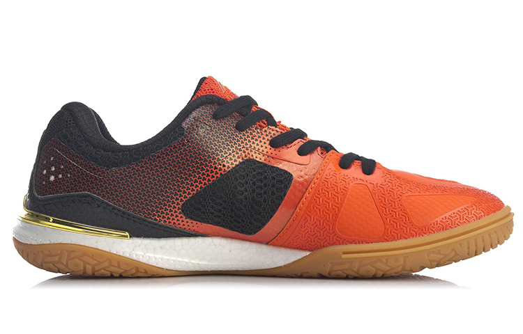 LINING National Team Professional Table Tennis Men’s Shoes — Qilin | Red/Black