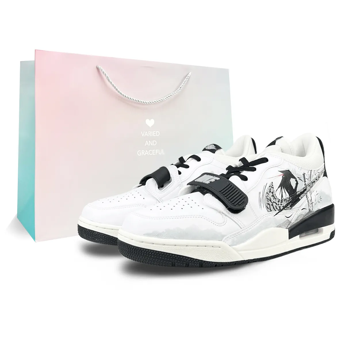 Jordan Legacy 312 Slip Resistant Abrasion Resistant Slip Resistant Abrasion Resistant Low top Vintage Basketball Shoes