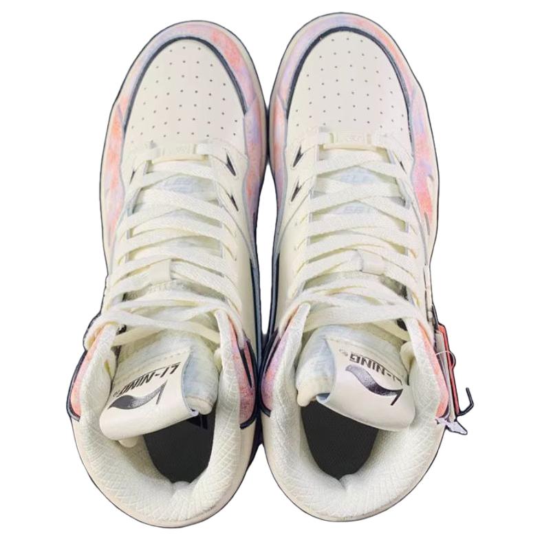 Li Ning 937 Deluxe Hi Leather Cushioning Slip Resistant Abrasion Resistant Cushioning Slip Resistant Abrasion Resistant