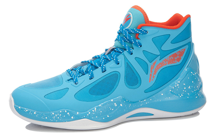 Li Ning SONIC 4 Textile, Split Cow Leather Slip Resistant Abrasion Resistant Cushioning Support