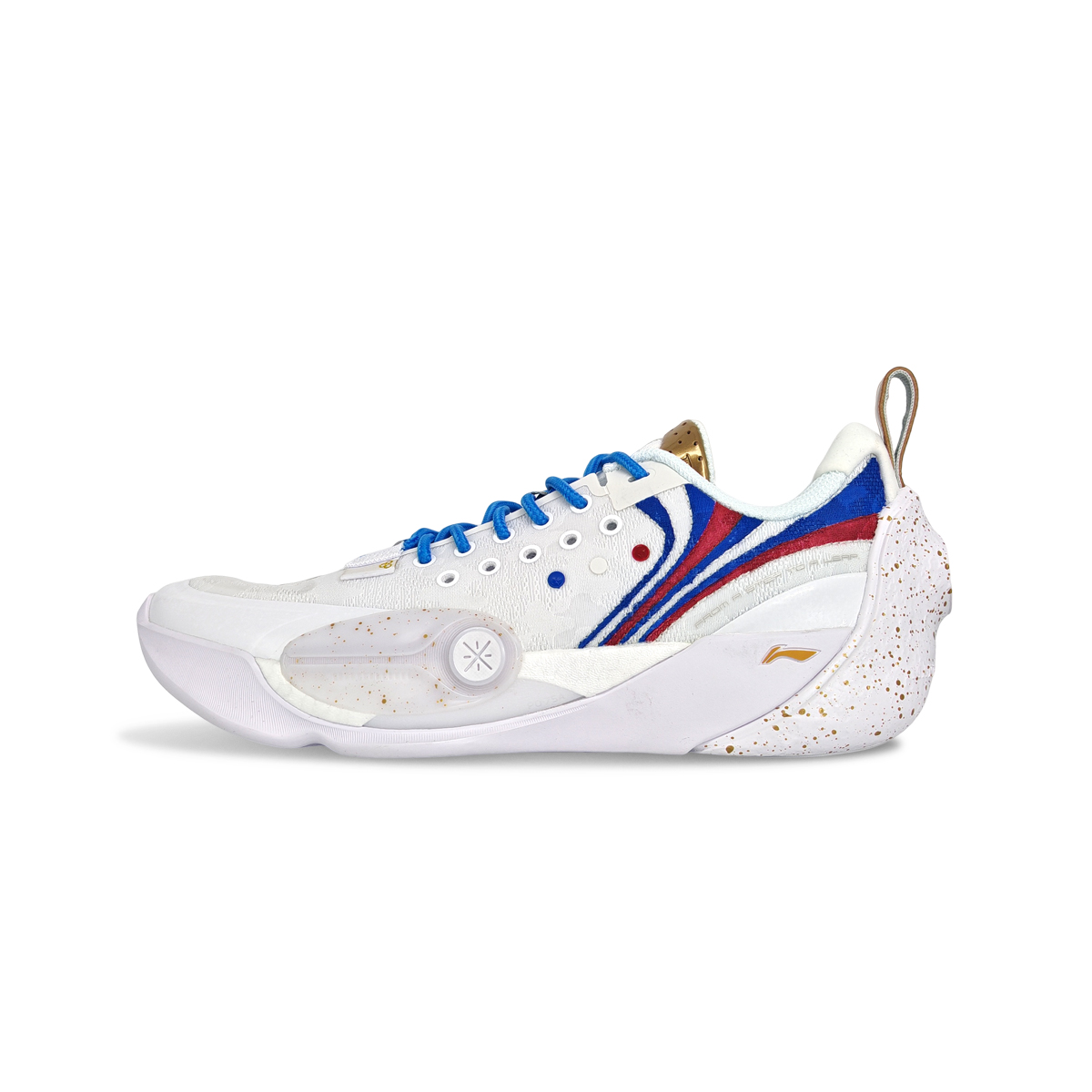 Li Ning All City 13 Basketball Shoes Men’s Low Top Blue, Red