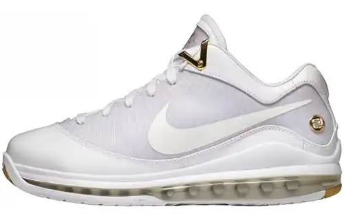 Nike LeBron 7 Low White Metallic Gold