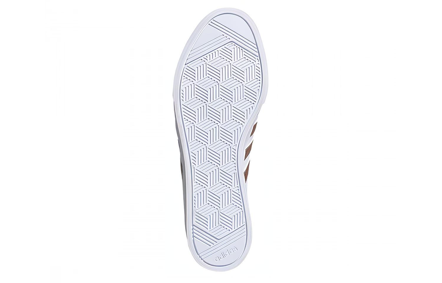 Женские кеды adidas neo Courtset (бело-золотые) — фото 5