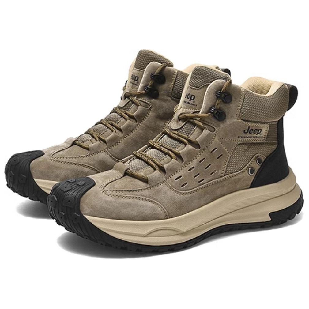 Jeep High top Hiking Shoes Men’s Khaki