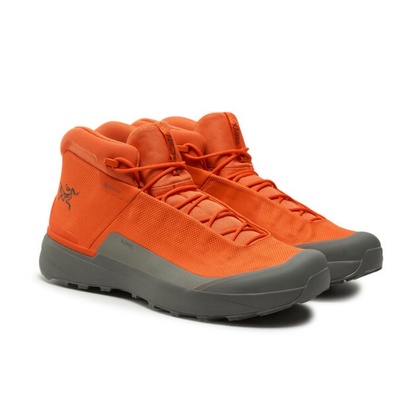 Arc’teryx Slip Resistant Abrasion Resistant Mid top Hiking Shoes Men’s Orange