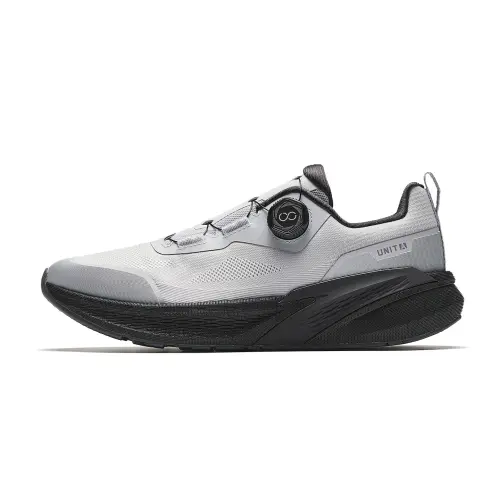 Anta Mesh Fabrics Knob Buckle Men's Training Athletic Shoes Men's Limestone/Castle Gray
