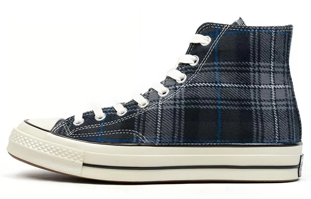 Converse Chuck Taylor All Star 70 Hi Plaid Pack Black