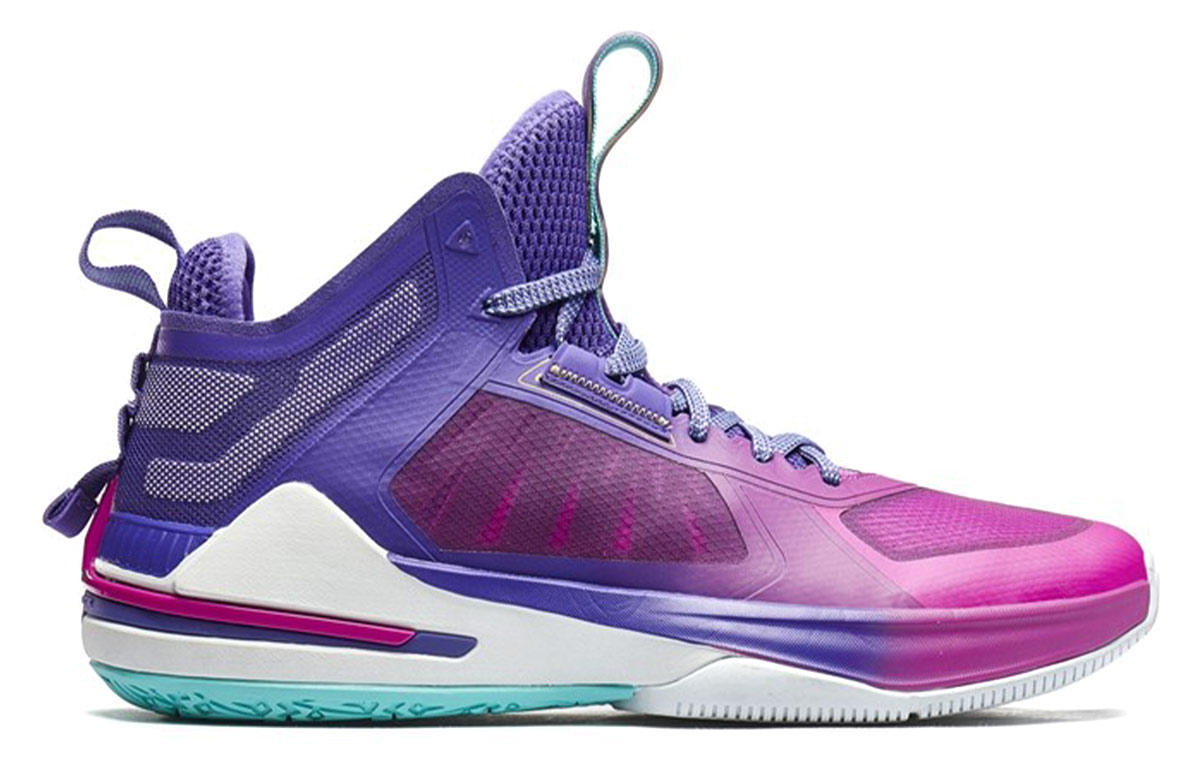 XTEP Textile, Synthetic Leather Cushioning Abrasion Resistant Support High top Basketball Shoes Men’s
