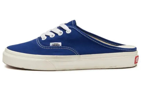Vans Authentic Closed Toe Slippers Unisex White Blue