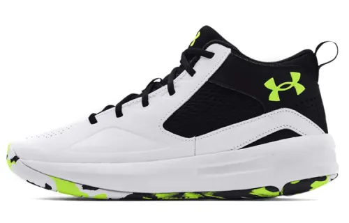 Under Armour Lockdown 5 Basketball Shoes 'White Black'