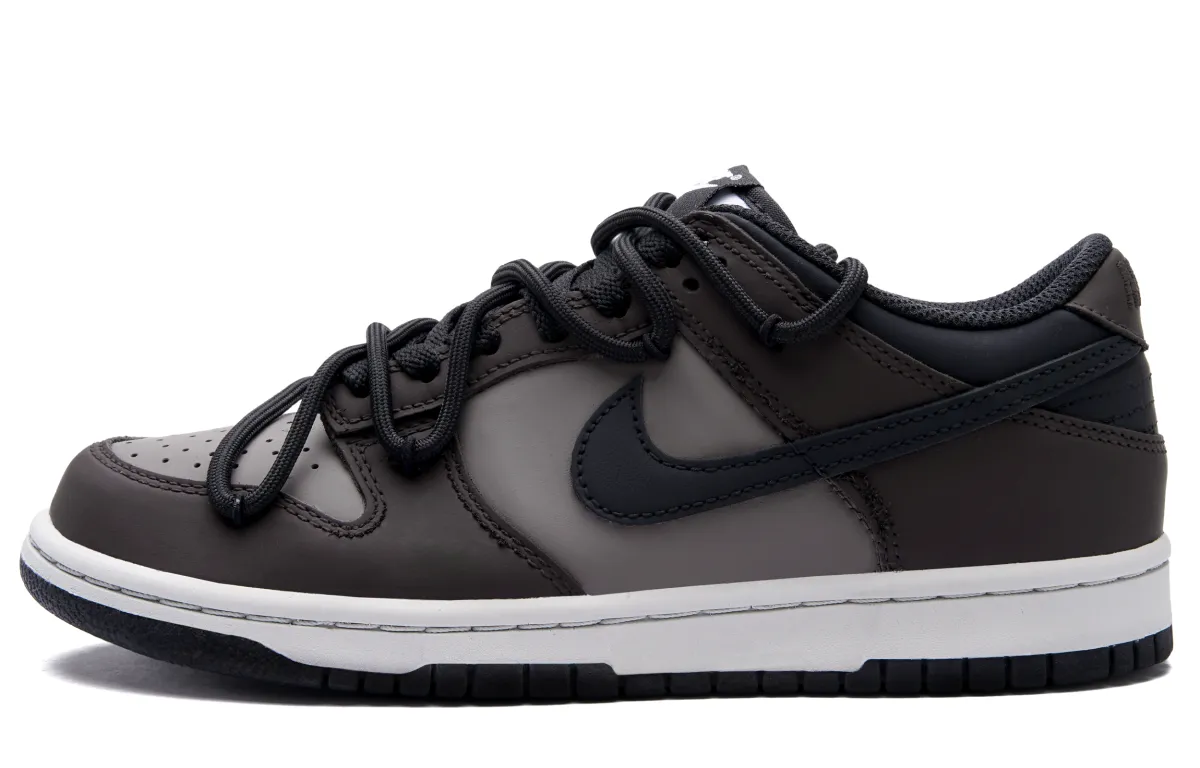 Nike Dunk 'Dark Roast' Slip Resistant Cushioning Abrasion Resistant Low top Skateboard Shoes Unisex Black Brown