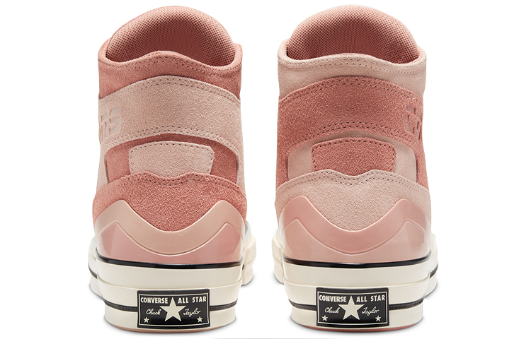 Высокие кеды Converse 1970s Chuck 70 E260 High Top (красно-коричневый) — 玫瑰红 — фото 4