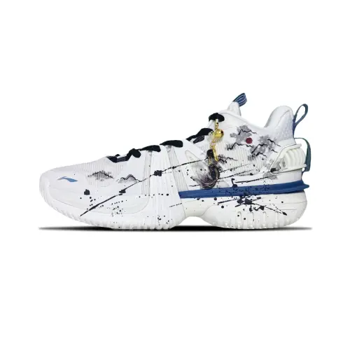 Li Ning Storm 2024 Cushioning Slip Resistant Abrasion Resistant Cushioning Slip Resistant Abrasion Resistant Low top