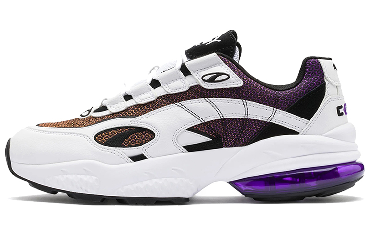 PUMA CELL Training Shoes Women's Low Top Purple/White/Black/Leopard Print