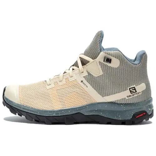 SALOMON Gore Te Fabric Comfortable Abrasion Resistant Abrasion Resistant High top Hiking Shoes Women's