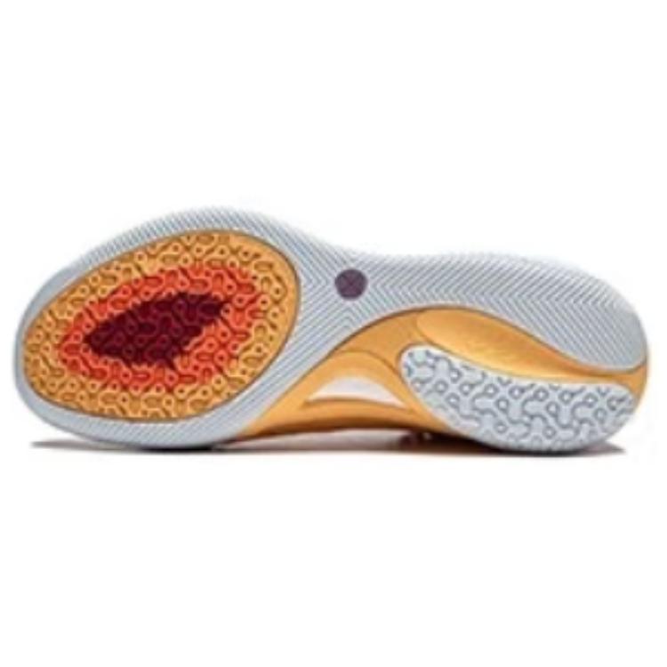 Li Ning Wade Ice Blood 2 Basketball Shoes Men’s Low Top Milk Orange Yellow