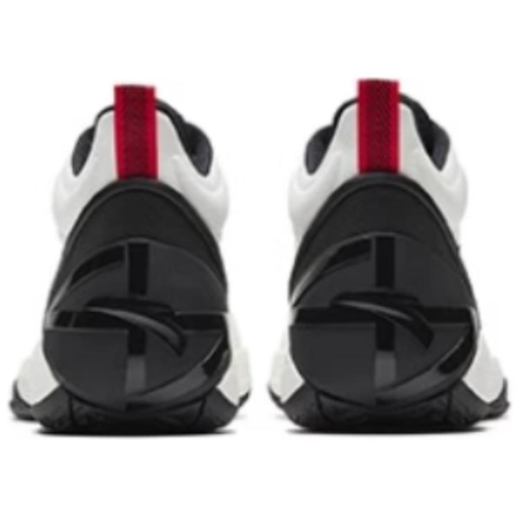 Anta Cushioning Slip Resistant Coverage High top Basketball Shoes Men’s White Black Red