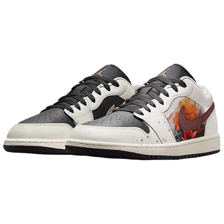 Jordan Air Jordan 1 Low top Vintage Basketball Shoes Men’s Black