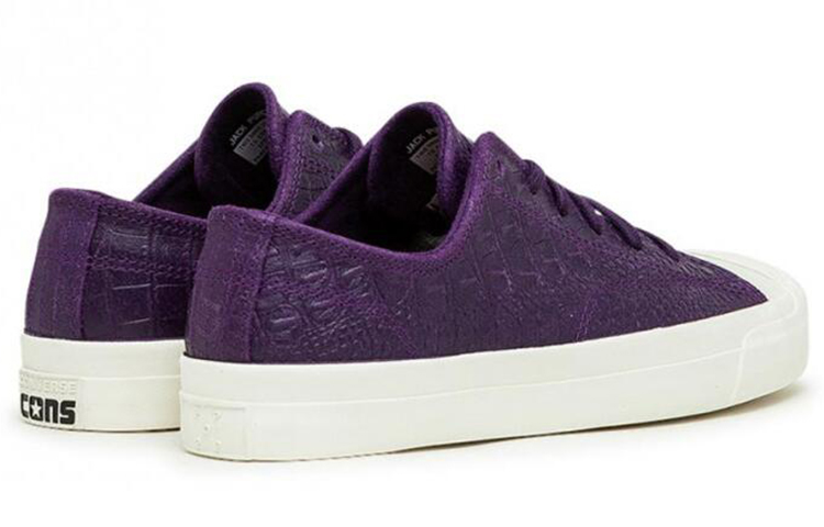 Кеды Pop Trading Company x Converse Jack Purcell Low (фиолетовые) — фото 4