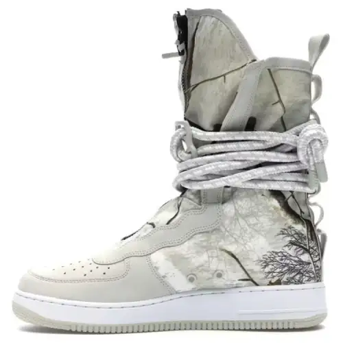 Nike Air Force 1 SF High, comfortable and versatile, shock-absorbing and wear-resistant, high-top sneakers, same style for men and women, gray