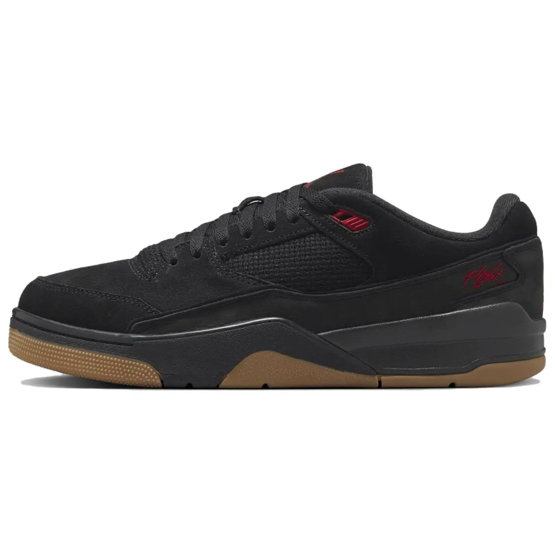 Jordan Flight Court Black Red