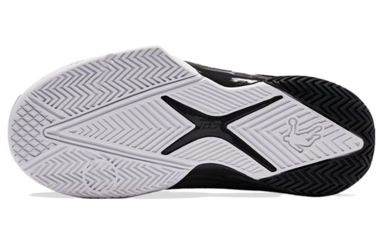 QIAODAN Slip Resistant, Abrasion Resistant, Breathable Mid top Basketball Shoes Women’s Black White