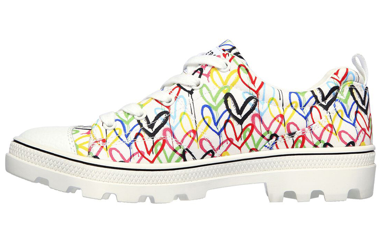 Женские кеды Skechers Roadies Hashtag Lov (бело-разноцветные) — 白彩 — фото 1