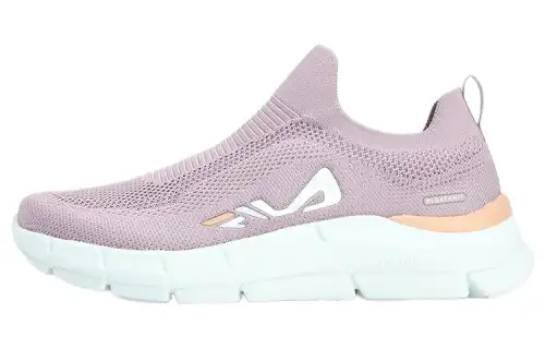 FILA Sock Textile, TPU Comfortable Abrasion Resistant Abrasion Resistant Low top Training Shoes Women's Pink