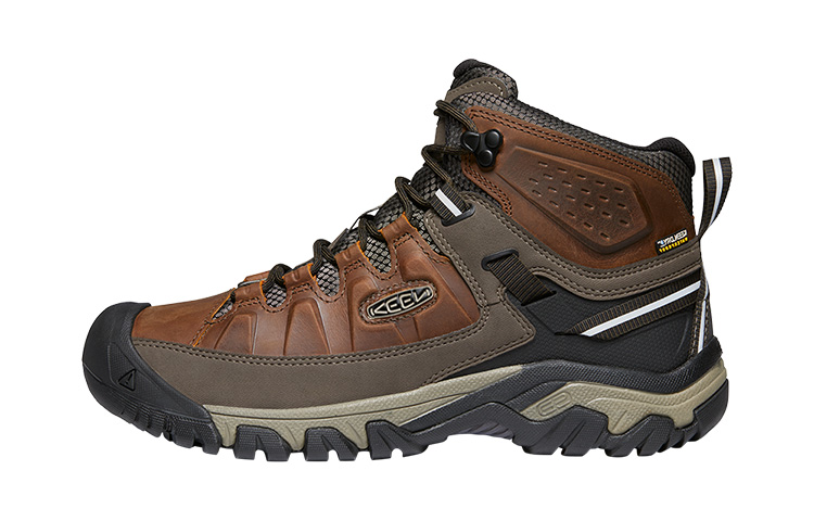 Keen Targhee 3 MID WP Slip Resistant Mid top Outdoor Shoes Mountaineering Hiking Shoes Men’s Brown