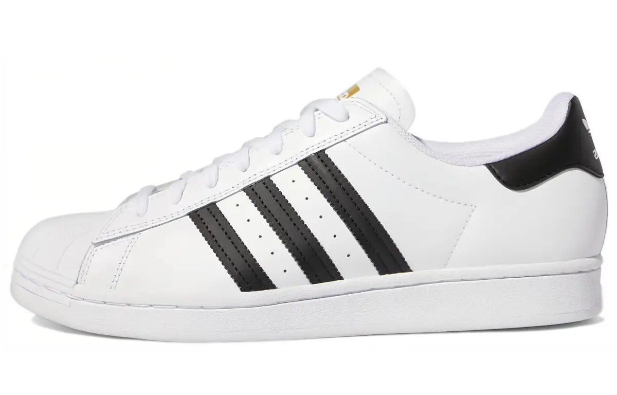 Adidas Originals SUPERSTAR ADV Low top Skateboard Shoes Unisex White Black