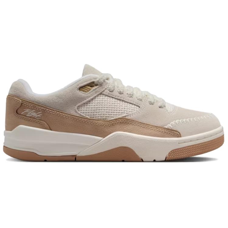 Jordan FLIGHT COURT Vintage Basketball Shoes Women’s Beige Brown