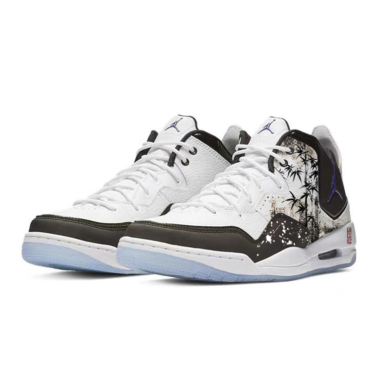 Jordan Courtside 23 Vintage Basketball Shoes Men’s Mid Top White/Black