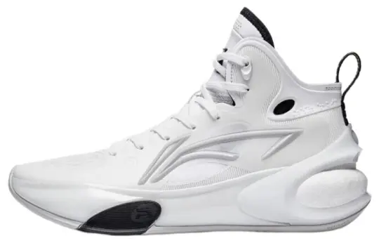 Li Ning YuShuai 17 Comfortable Abrasion Resistant High top Basketball Shoes Men's Black White