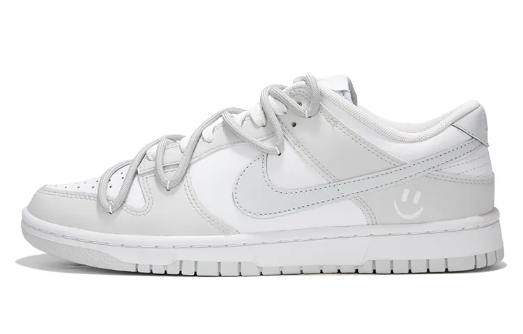 Nike Dunk Low top Skateboard Shoes Men's White Gray