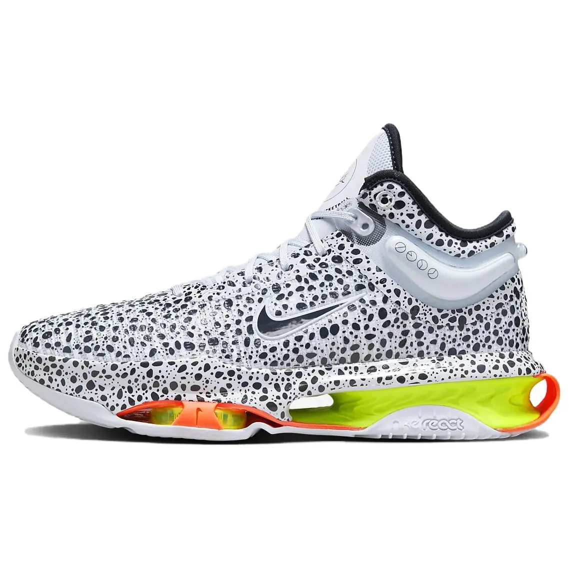 Nike Air Zoom G.T. Jump 2 Electric Basketball Shoes Men's Low Top White Black
