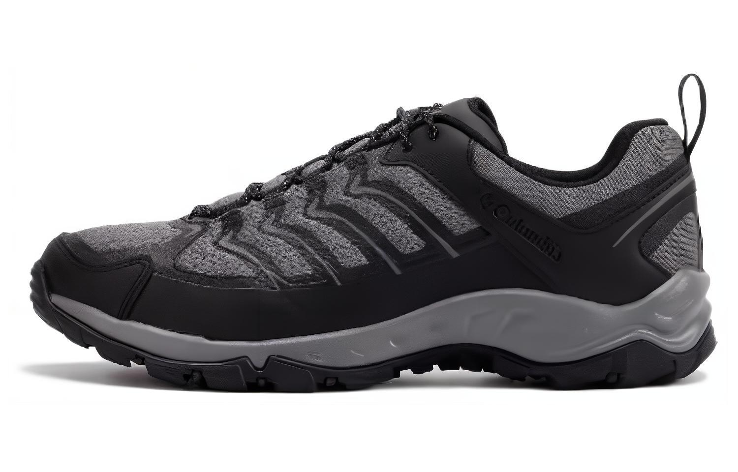 Columbia Cushioning Slip Resistant Abrasion Resistant Low top Hiking Shoes Men’s Black