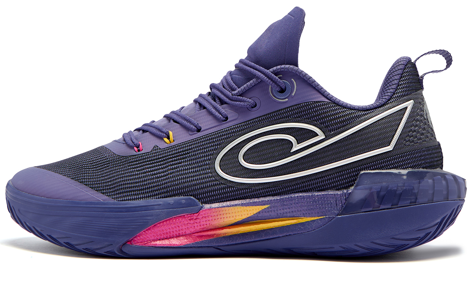 QIAODAN Thorn 8 PRO Basketball Shoes Men’s Low Top Twilight Purple Mulberry Purple