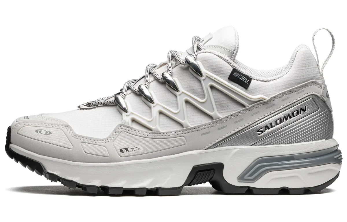 SALOMON ACS+CSWP Lace Up Slip Resistant Abrasion Resistant Low top Outdoor Shoes Unisex Gray