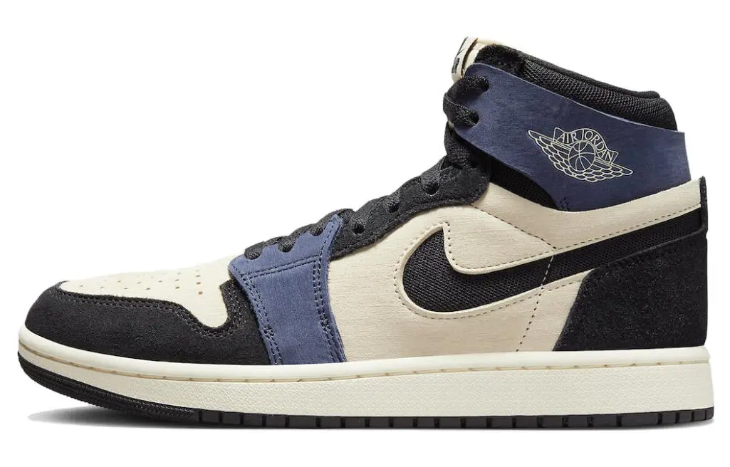 Jordan 1 High Zoom Air Cmft 2 Muslin Blackened Blue Women's