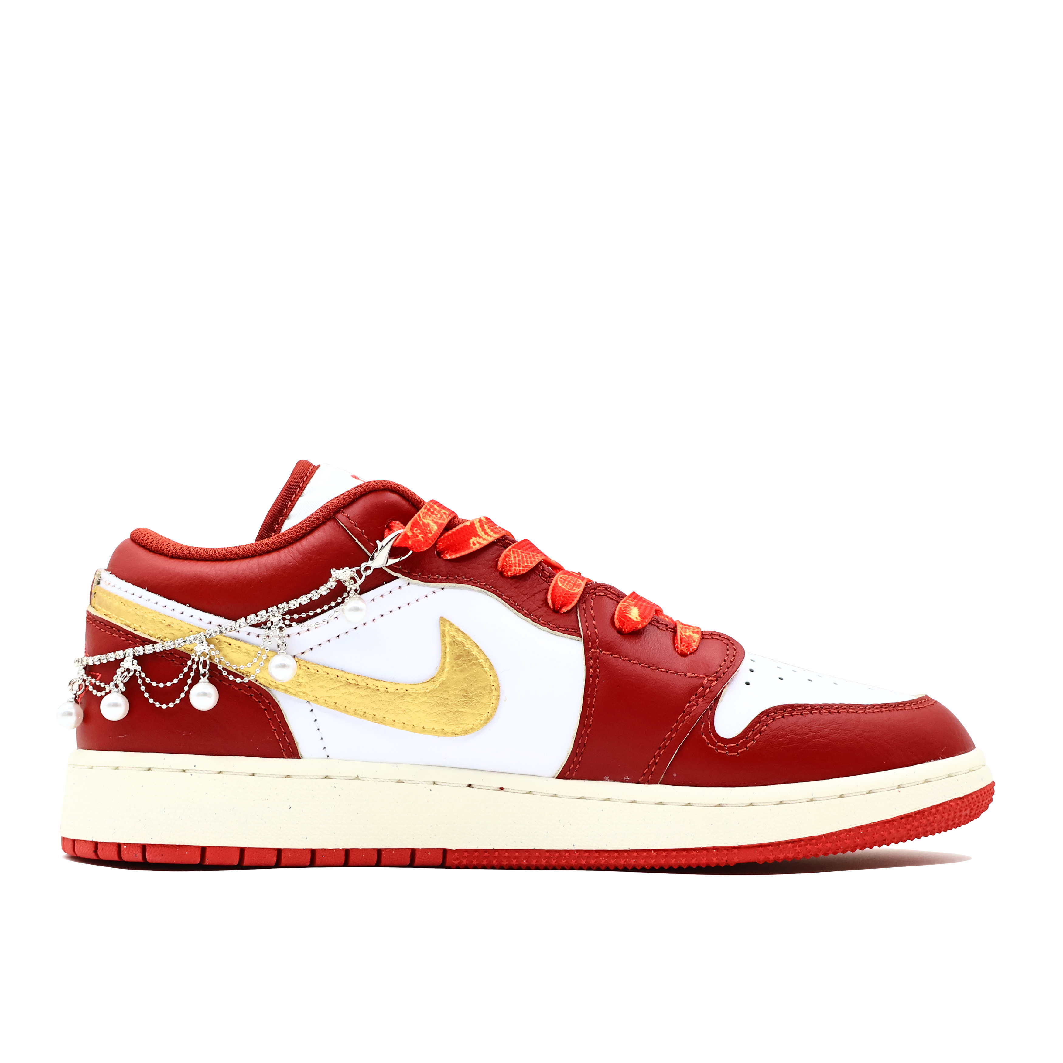 Jordan Air Jordan 1 Vintage Basketball Shoes Women’s Low Top Gold