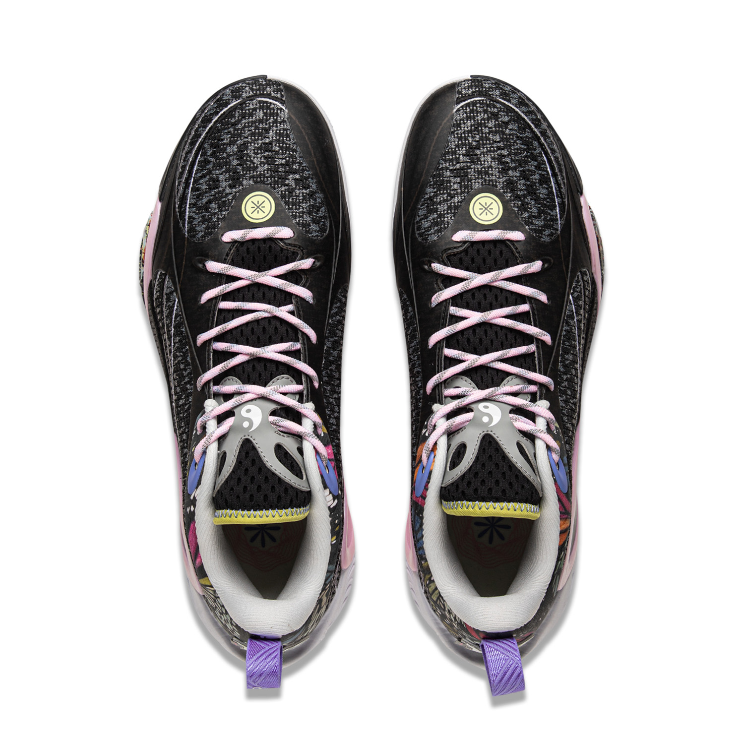 Li Ning DLO1 Cushioning Rebound Grip Low top Basketball Shoes Men’s Black Gray