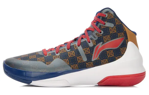 Li Ning Speed 3 Textile, TPU Cushioning Slip Resistant Abrasion Resistant Breathable Coverage Support High top