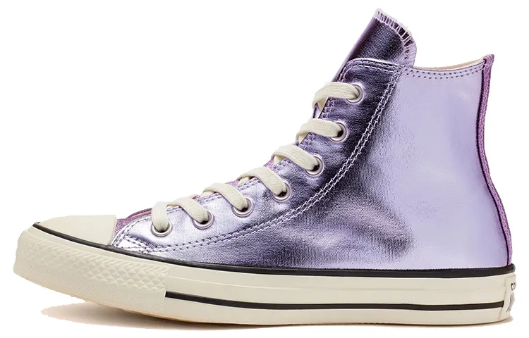 Converse Chuck Taylor All Star Shiny Metal High Top Purple Women's