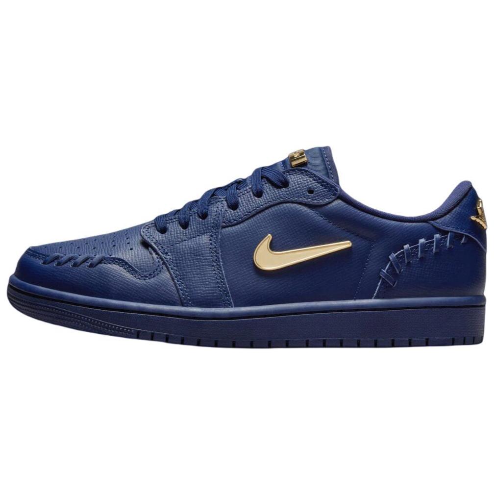 Jordan 1 Low Method Of Make Midnight Navy Metallic Gold Women’s